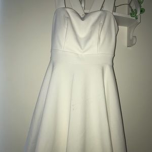 Homecoming White Skater Dress